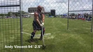 Heavy hammer, Chicago Scots Highland Games, 2017