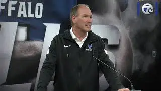 Lance Leipold addresses media after Bahamas Bowl announcement