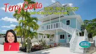 Florida Keys Waterfront Home ~ Island Charm 3 bedroom 3 bath l 60 ft Dock & Lift 415 Big Pine Rd