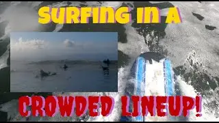 Серфинг в переполненной очереди!🏄&zwj;♂️🌊#jordanriver #canada #canadasurfing #povsurfing #surf