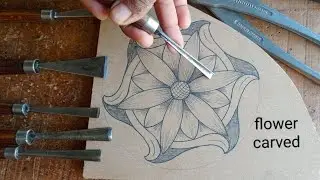 Unleash your creativity wood carving flower