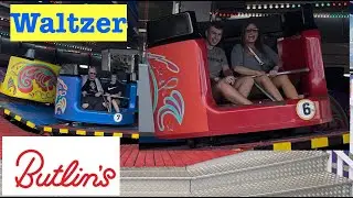 Butlins Skegness Waltzers off ride in 4K
