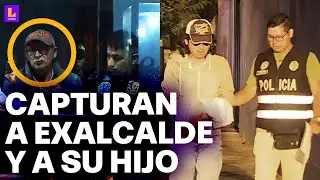 Megaoperativo de PNP contra 'Los compadres ediles': Capturan a exalcalde de Huancavelica y a su hijo