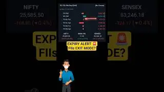 FII&ndash;DII & Derivatives Data Explained | Market Range or Big Move? #fiidiidata