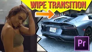 Custom Music Video Wipe Transition Effect Tutorial | Premiere Pro CC 2017
