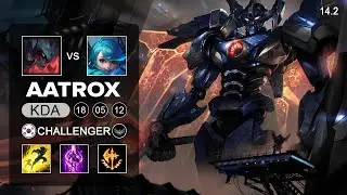 Aatrox vs Gwen Top - KR Challenger - Patch 14.2 Season 14