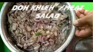 Дохлех | мясной салат | свинина | блюдо кхаси