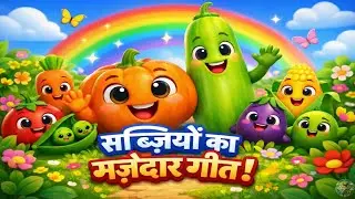 30+ Vegetables Hindi Rhyme for Children | Fun Vegetable Song - Hindi Kids Rhymes