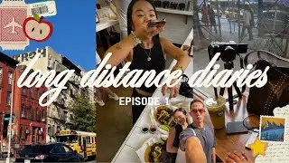 long distance diaries | ep 1 | new york, wfh, cafes, food!