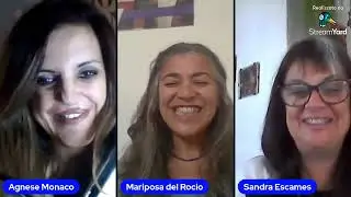 Poetas del Mundo 30/03/2023 Agnese Monaco y Mariposa del Rocio con Sandra Escames desde Uruguay.