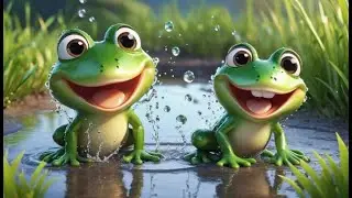 Six Little Froggies Hop Opposites | Fun Opposites Song for Kids | Sing and Learn