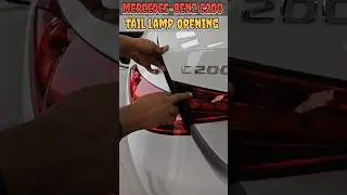 Mercedes-Benz C200 new 2024 modele tail lamp opening || c200 tail lamp open #mercedesbenz #taillamp
