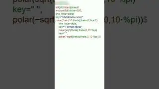 Programming code for  Rhodonea curve using maxima #codewithme