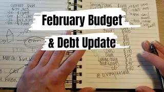 February Budget & Debt Update | $74K IN DEBT, I'M MOVING??