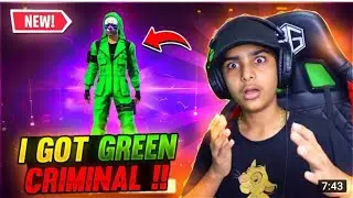 Finally I Got Green Criminal Bundle In 1 Spin ! Garena Free Fire lakh views #FreeFire#Garena#crimnal