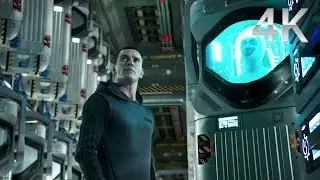 Android controls the colonist ship - Alien: Covenant (2017) 4K