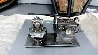 Водолазный шлем  плюс качалка .Diving helmet plus diving pump.