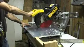 cutting 1/2 inch aluminum plate