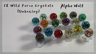 18 Wild Force Animal Crystals (Quick Unboxing)