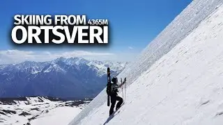 Steep Skiing In Georgia (Mt. Ortsveri In Kazbegi region)