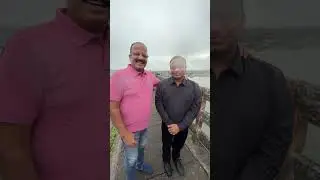 Visiting the upcoming Vadhvan Port in Palghar district with my friend Ranesh ji Gandhi 🚢✨