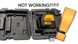 DeWalt Laser level Not working? A simple fix to a common problem.