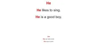 Sight Words - Language Arts Lesson