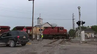 First Train at a Brand New Railroad Diamond!