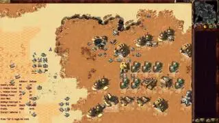 Dune2000 1v1 SWboss(H) vs Infinite(O), spectator's view