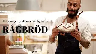 Ett aningen platt men väldigt gott rågbröd
