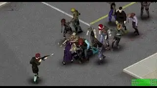 Dump an AK-47 mag into zomboids. | Project Zomboid Build 42