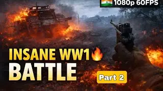 Battlefield 1 | Guide Black Bess Through Bourlon Wood & Salvage Replacement Sparkplugs | 1080p 60FPS