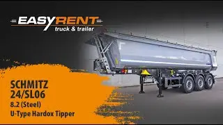 Easy Rent - Schmitz SKI 24/SL06 &ndash; 8.2 (Steel) U-Type Hardox Tipper