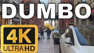 Exploring Dumbo: A Walking Tour of Brooklyn's Waterfront Gem | HDR 4K 60fps | September 2023
