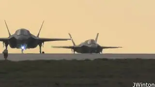 TOP GUN Takeoff F-35B Lightnings at RAF Marham