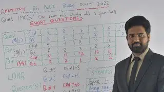 2nd Year Chemistry Pairing Scheme for All Boards | Prof. Dr. Ghulam Hussain Rai