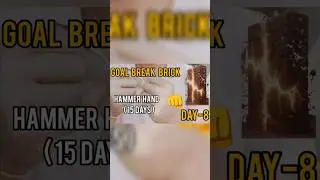 Iron Hand Challenge:&nbsp; Day 8 Journey 🧱 | लोहे जैसा हाथ कैसे बनाएं? #skills thrive #shorts #fitnesh
