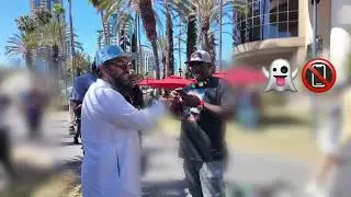 😂🔥FUNNY DEBATE‼️✝️ Christian Preacher Claims Refuted by Muslim with the Bible!