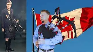The Scots Guards Welcome to Toronto, 1955 - Duncan MacRae bagpipes SL10