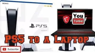 How to connect your PS5 to a laptop in two ways?