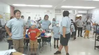 Buddy Reading Event at JMG Elem. School Guam -Ms. Kalgren's Kinder Class & Ms. Sison's 5th Gr Class.