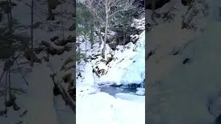 Morning Hike in Moss Glen Falls, Vermont
