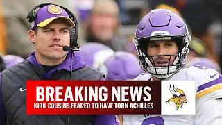 Vikings fear ACHILLES injury for KIRK COUSINS | Breaking News | CBS Sports