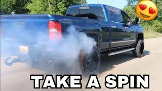 730hp LML Duramax Rolling Burnout! *Lets take a Ride*