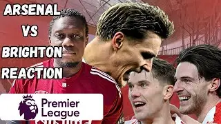 Arsenal 2 - 1 Brighton Match Reaction | Odegaard & Own Goal Again! 