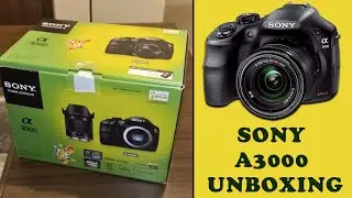 Unboxing da Sony a3000 - Vale a pena em 2022 ?  Review em Português