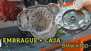 Montaje de Embrague y Caja de Cambios BMW K100 🔧