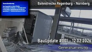 BauUpdate #001 | Bahnhof Neumarkt 12.02.2026 | Generalsanierung N&uuml;rnberg&ndash;Regensburg