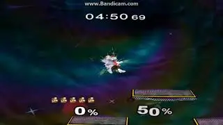 super smash bros melee: modo clasico dr mario contra samus de metal