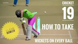 Cricket 19 how to take Wickets on every ball !!!